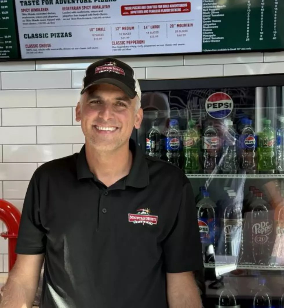 Mike Andler, co-owner of the new Mountain Mike's Pizza in Wenatchee, Washington.