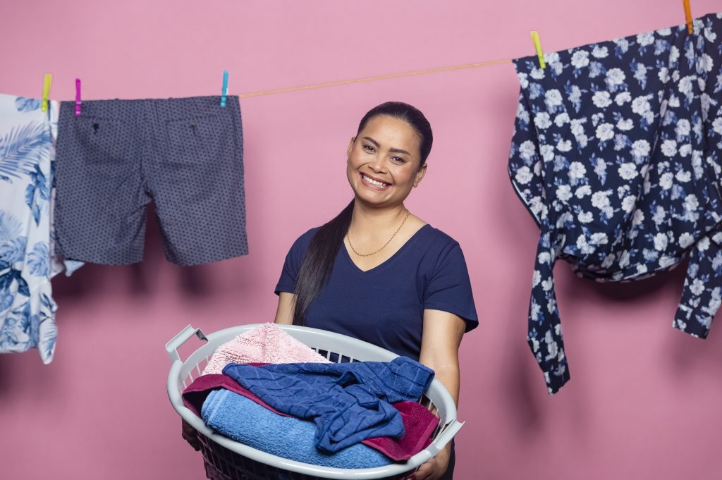 The Laundry Lady mobile laundry service franchise.