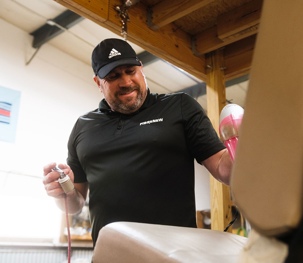 Fibrenew New Zealand leather, vinyl and upholstery repair franchise.
