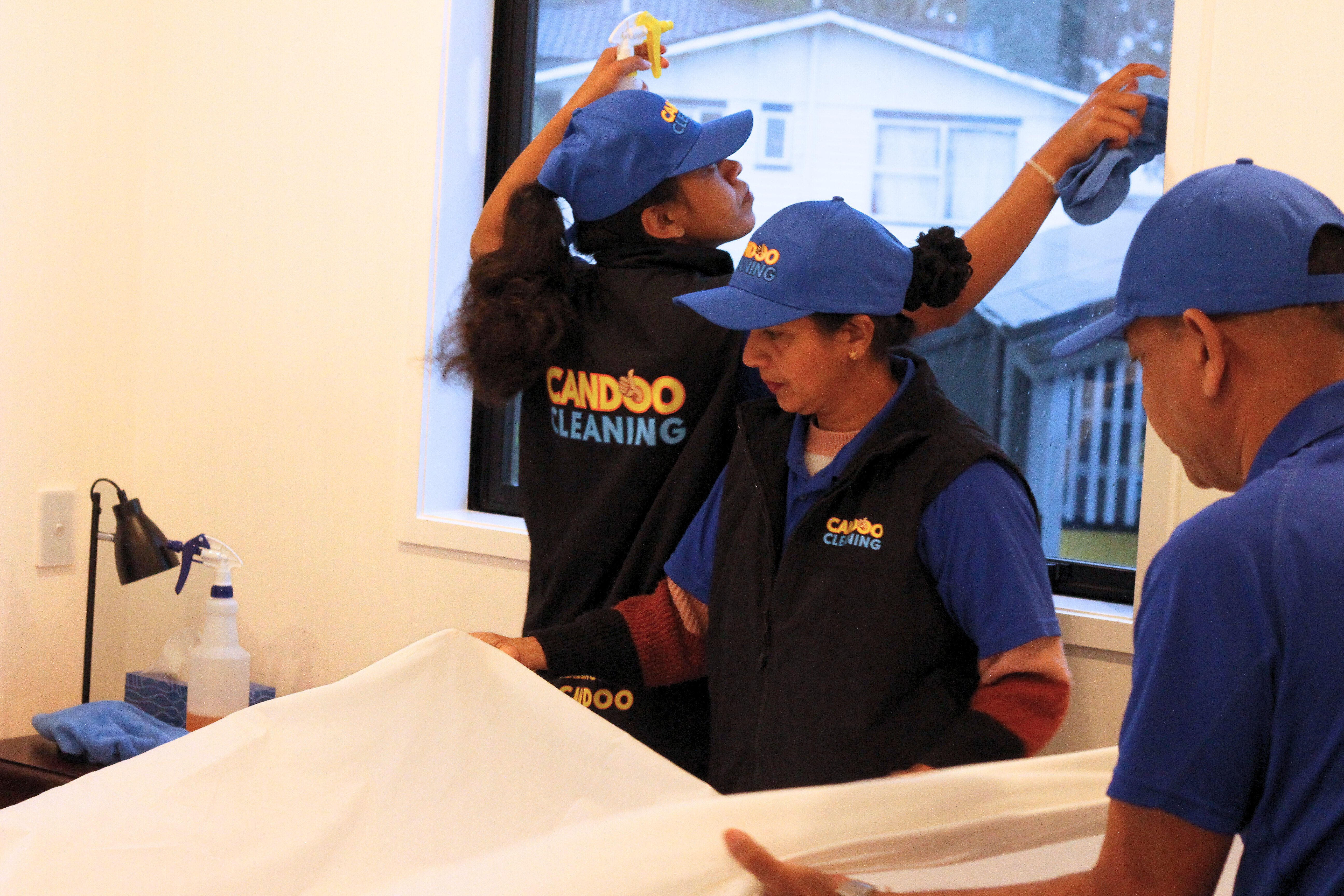 Candoo Crew cleaning, lawn mowing and property care franchise.