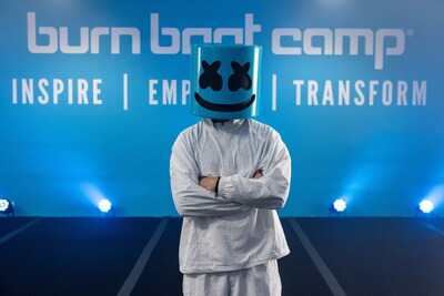 Burn Boot Camp named Marshmello as an equity partner, franchise partner and executive partner for creative and music.