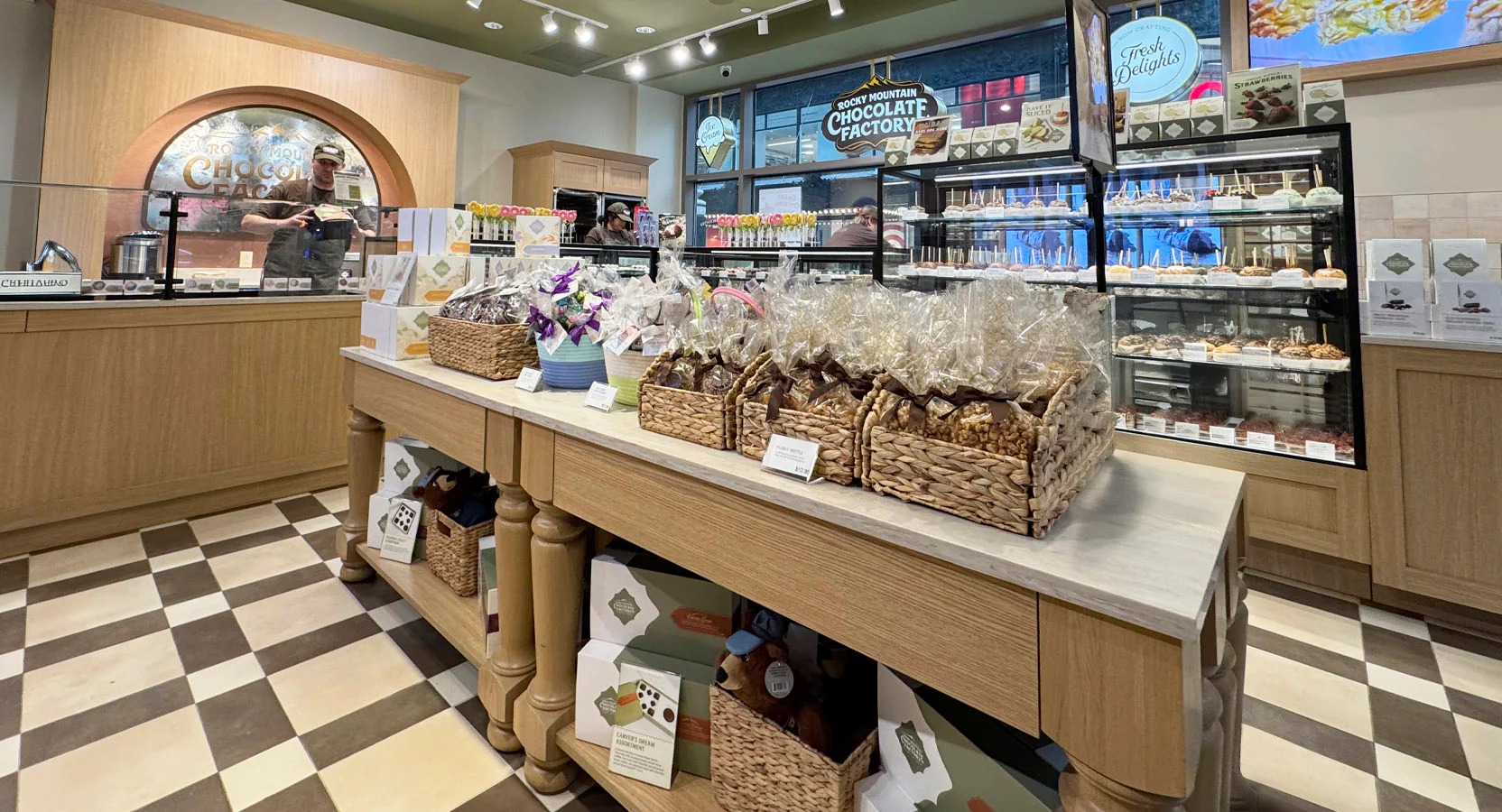 Rocky Mountain Chocolate Factory is celebrating two franchise grand openings on opposite U.S. coasts on consecutive days.